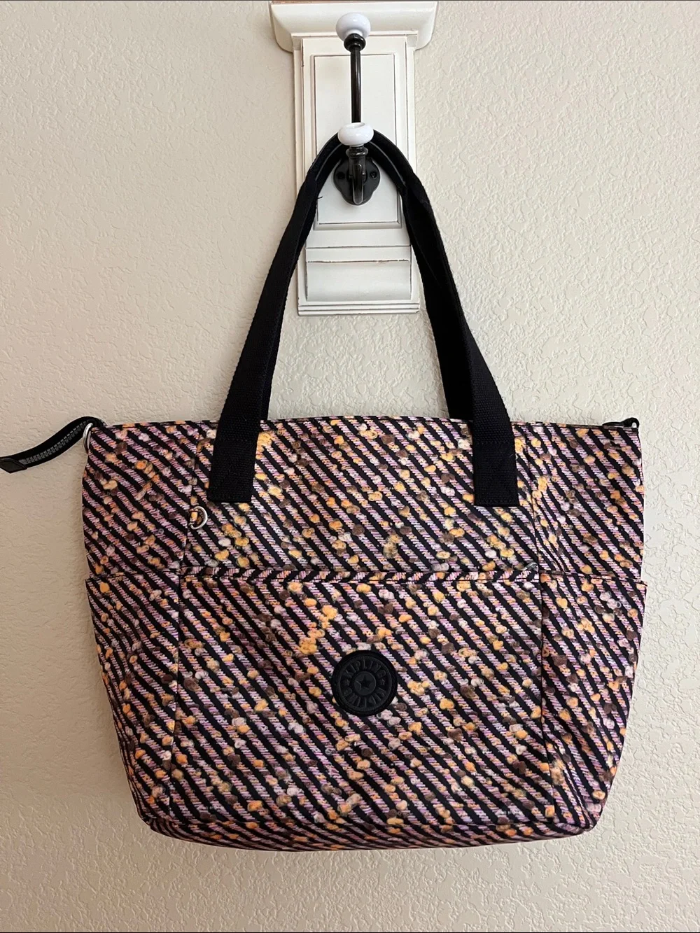Large Kipling shopper tote with extra strap